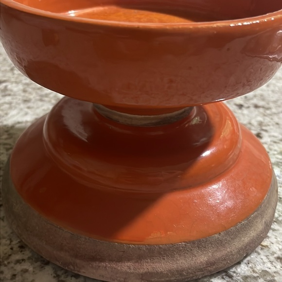 Pottery Barn Tuscan “Brigitte” Small Pillar Candle Holder - Picture 6 of 10